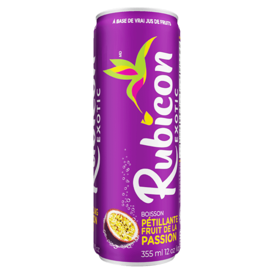 Rubicon Passion Fruit Sparkling Juice Can, 335 ml BIG Business